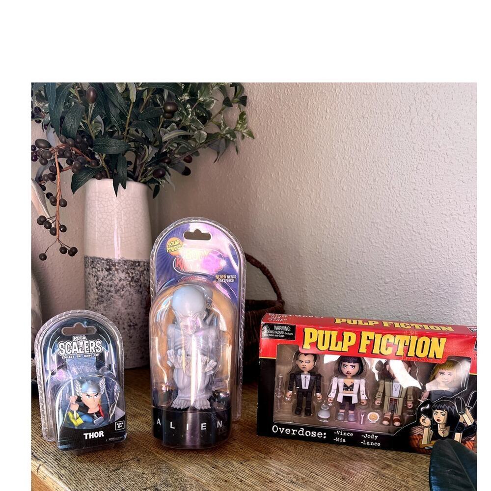 Lot of 3 NEW IN BOX -Body Knockers, Pulp Fiction( Lot of 4 ), Scalers Thor